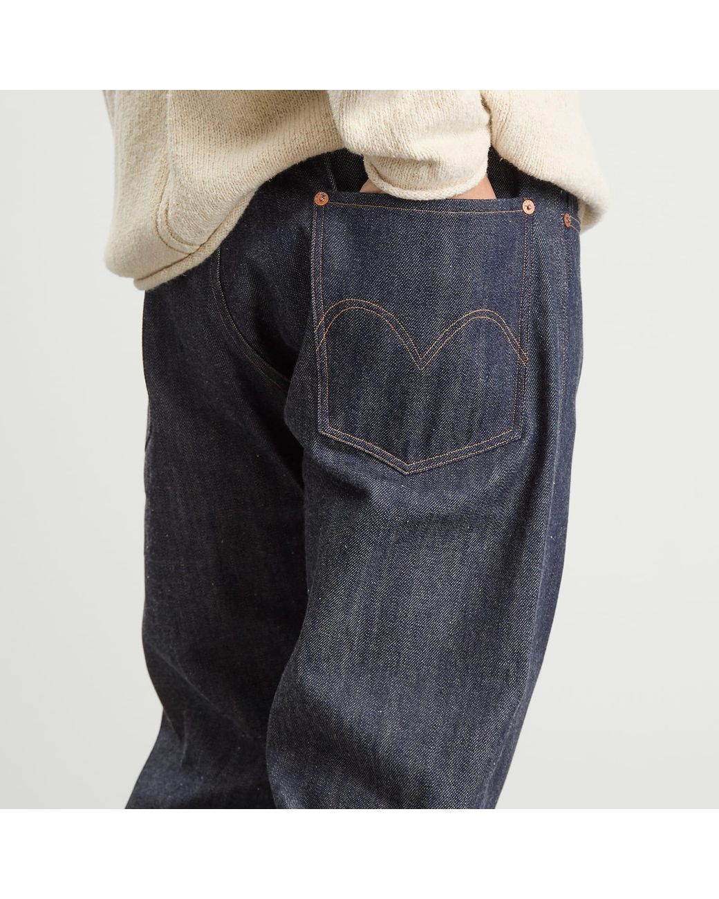 Levi's Lvc 1901 Katakana Selvedge Jeans in Blue for Men | Lyst