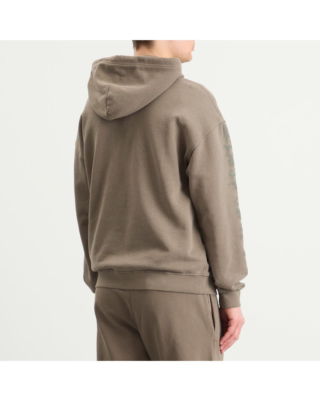 DIESEL Gray Griffon Hoodie for men