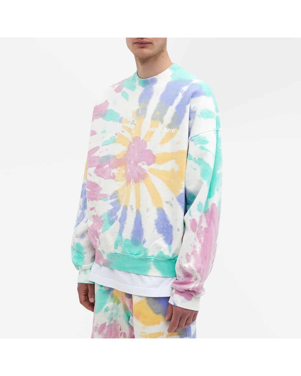 Mens tie dye crewneck deals sweatshirt