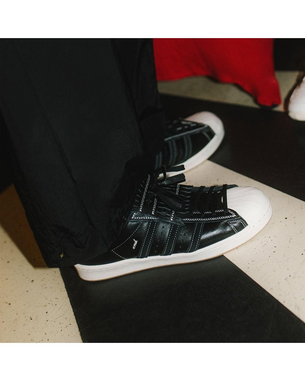 adidas End. X 'Tying The Knot' Superstar Vintage Sneaker in Brown | Lyst