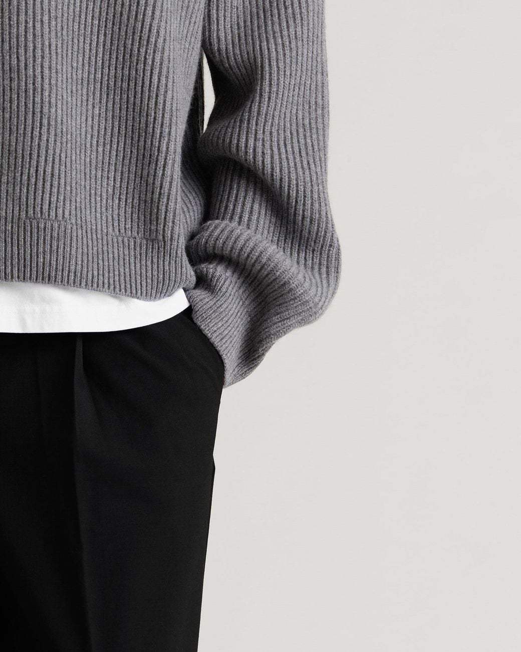 Wax London Piper Wool Blend Pleated Trousers in Black for Men | Lyst