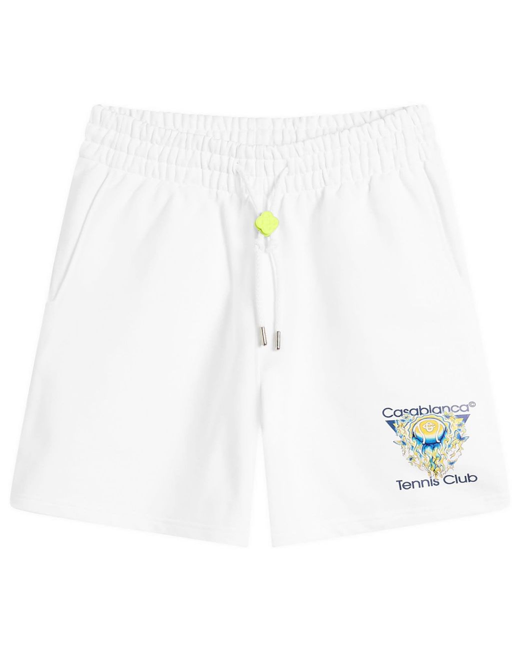 Casablanca White Tennis Club Icon Sweatshort for men