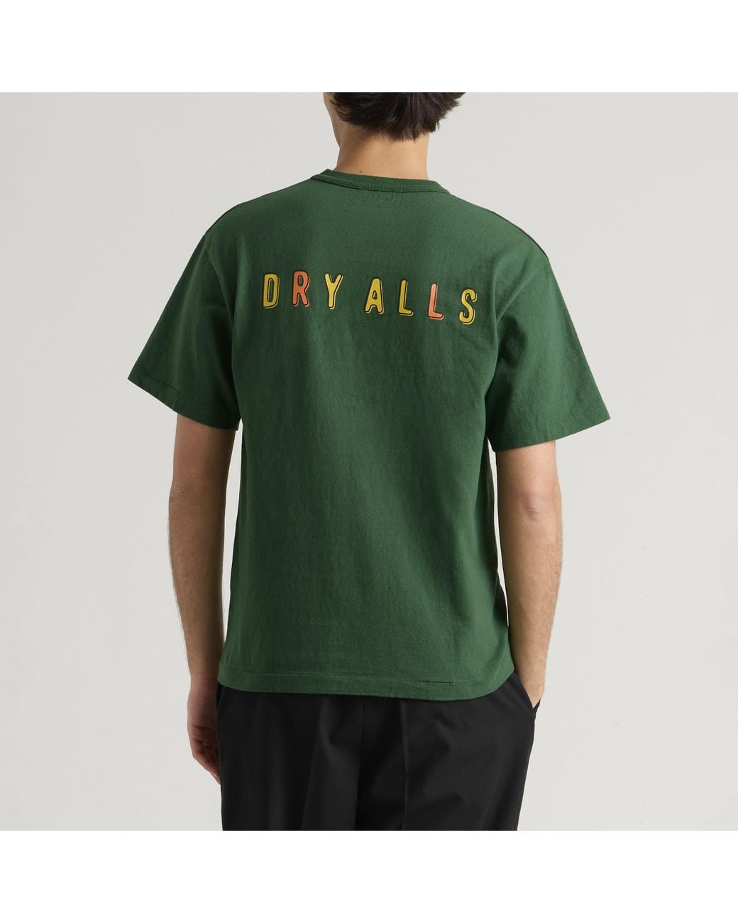 Human Made Green Heart Logo T-Shirt for men