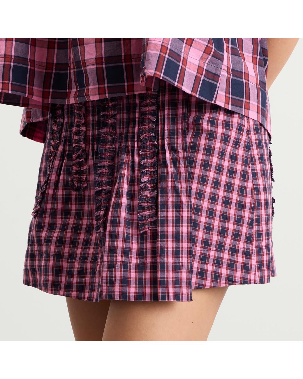 Damson Madder Purple Glinda Mini Skirt
