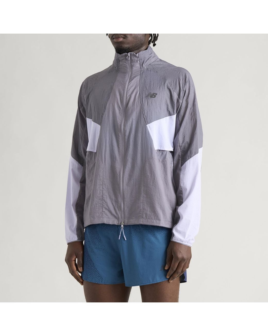 New Balance Purple Reflective Rc Jacket for men