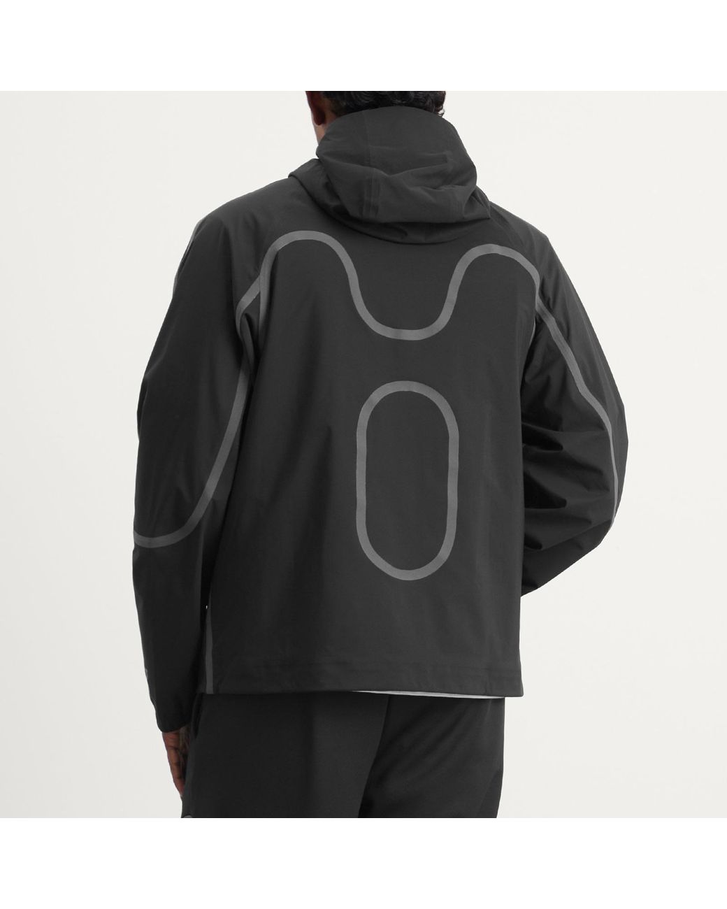 On Shoes Black Ik Waterproof Jacket for men
