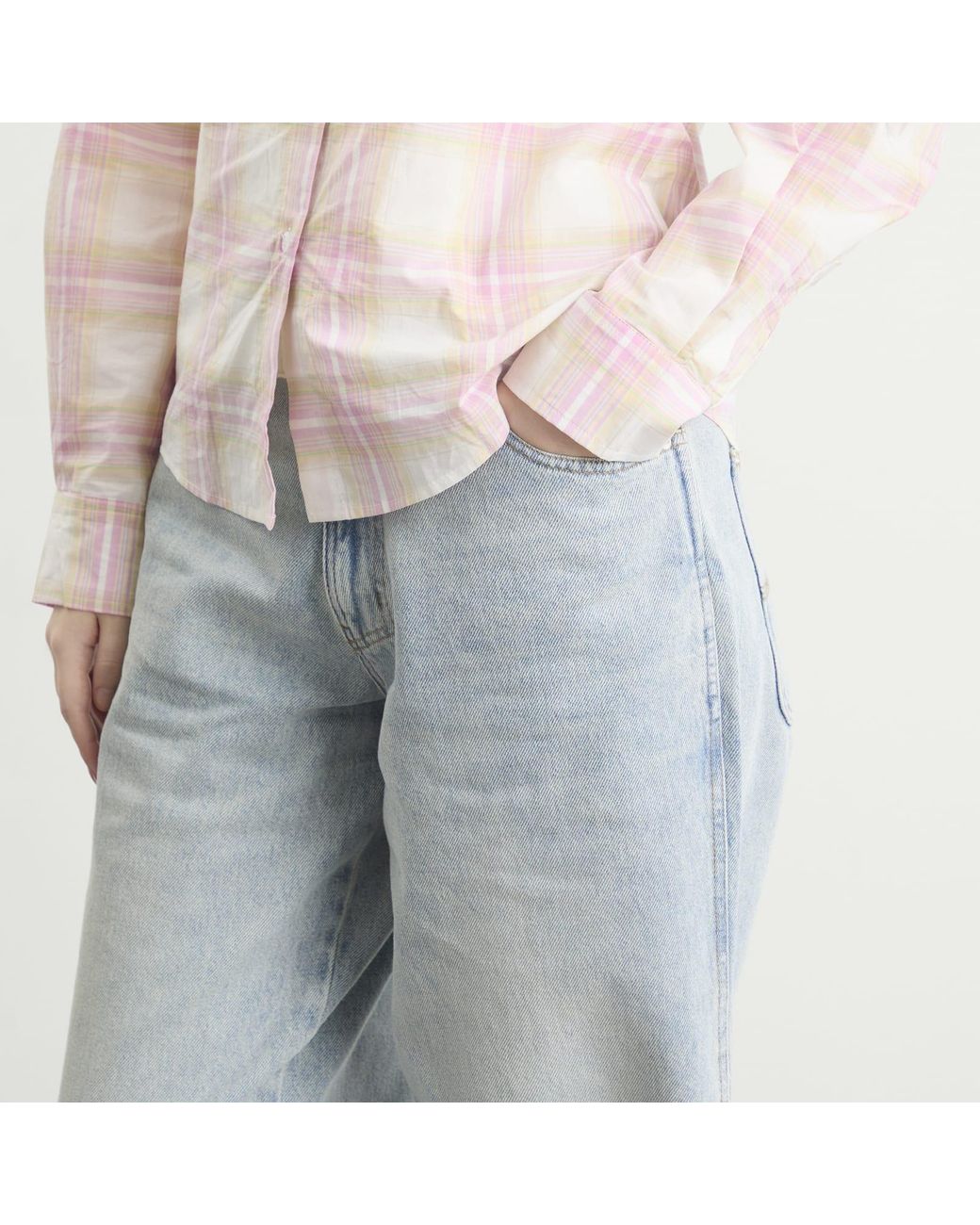 GIMAGUAS Blue Baggy Trousers
