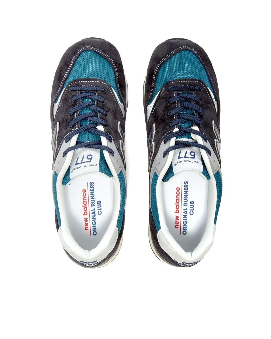 New Balance Suede M577orc - Made In England Navy \u0026 Teal in Navy/Teal (Blue)  for Men - Save 13% | Lyst Australia