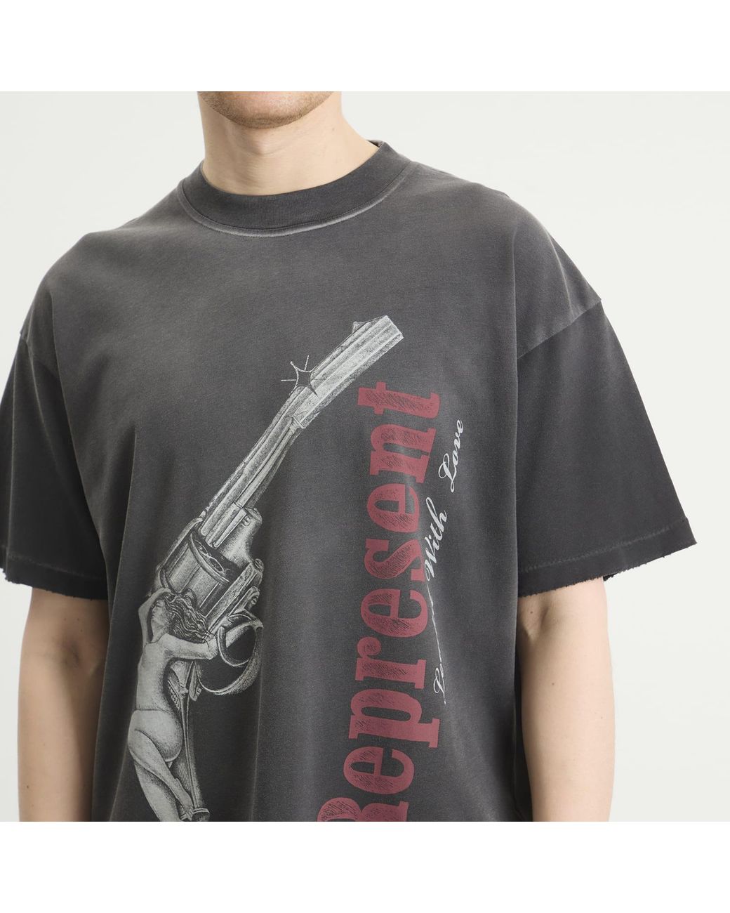 Represent Black Loaded With Love T-Shirt for men