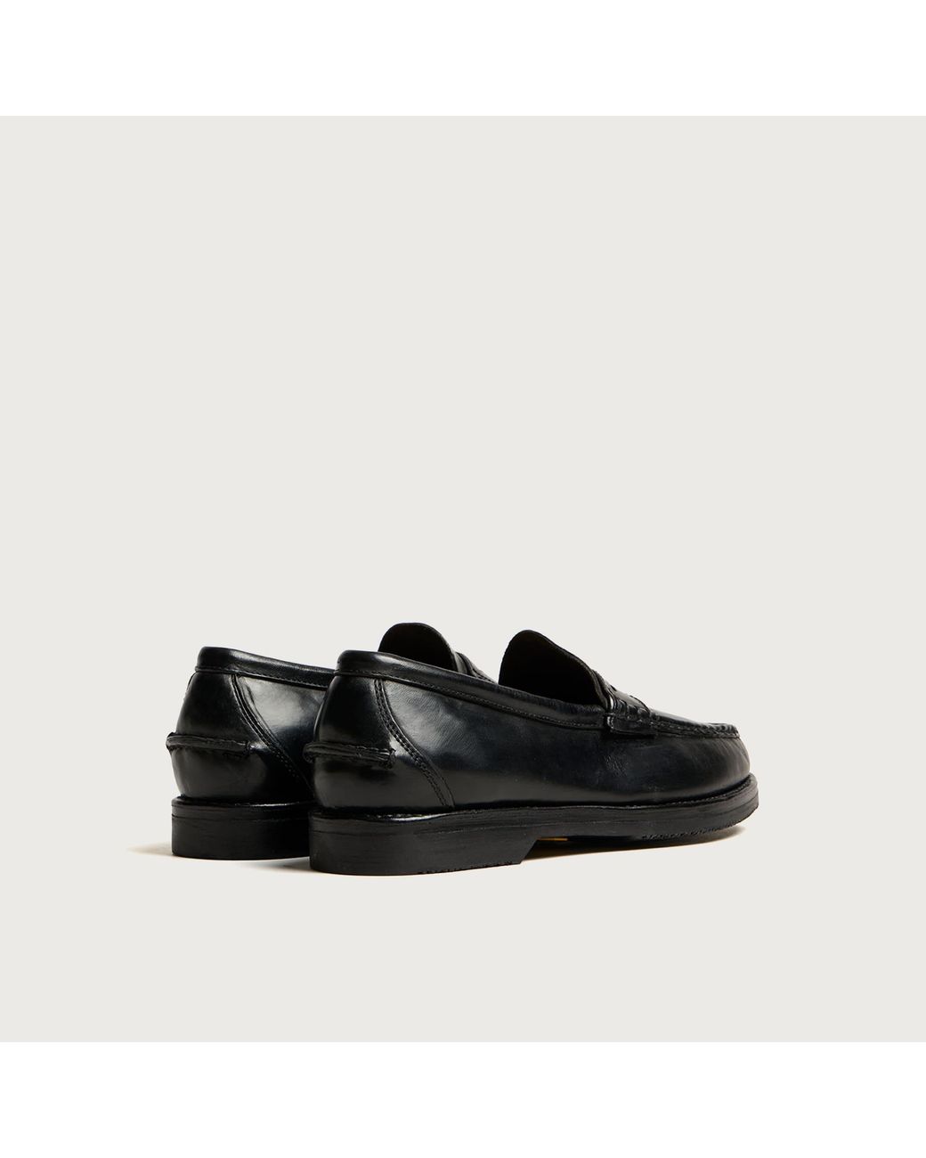 Visvim Black Fabro Folk Loafer for men
