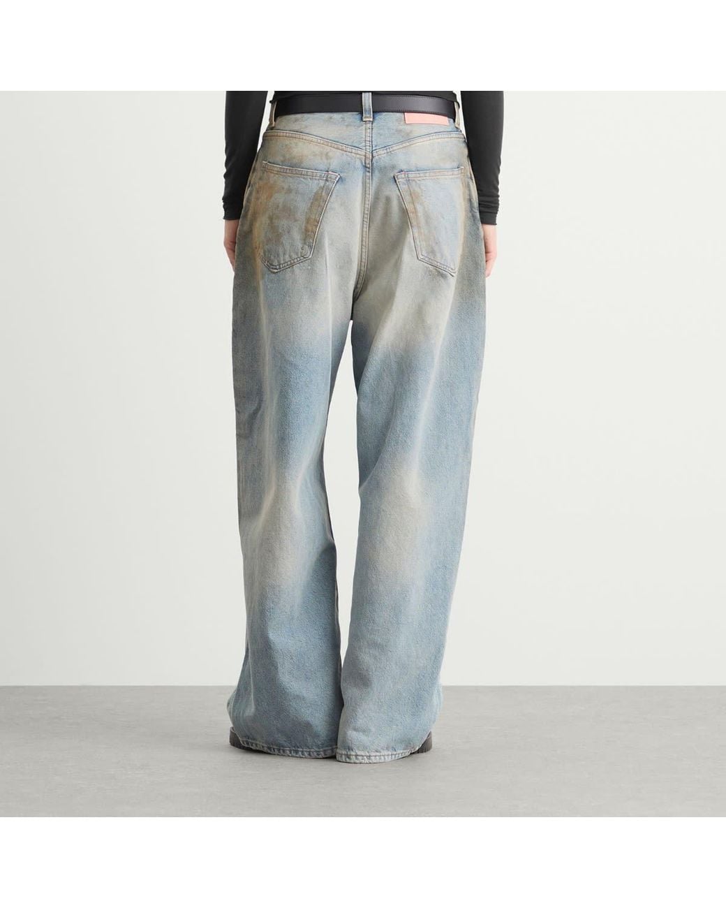 Acne Blue Loose Fit Jeans