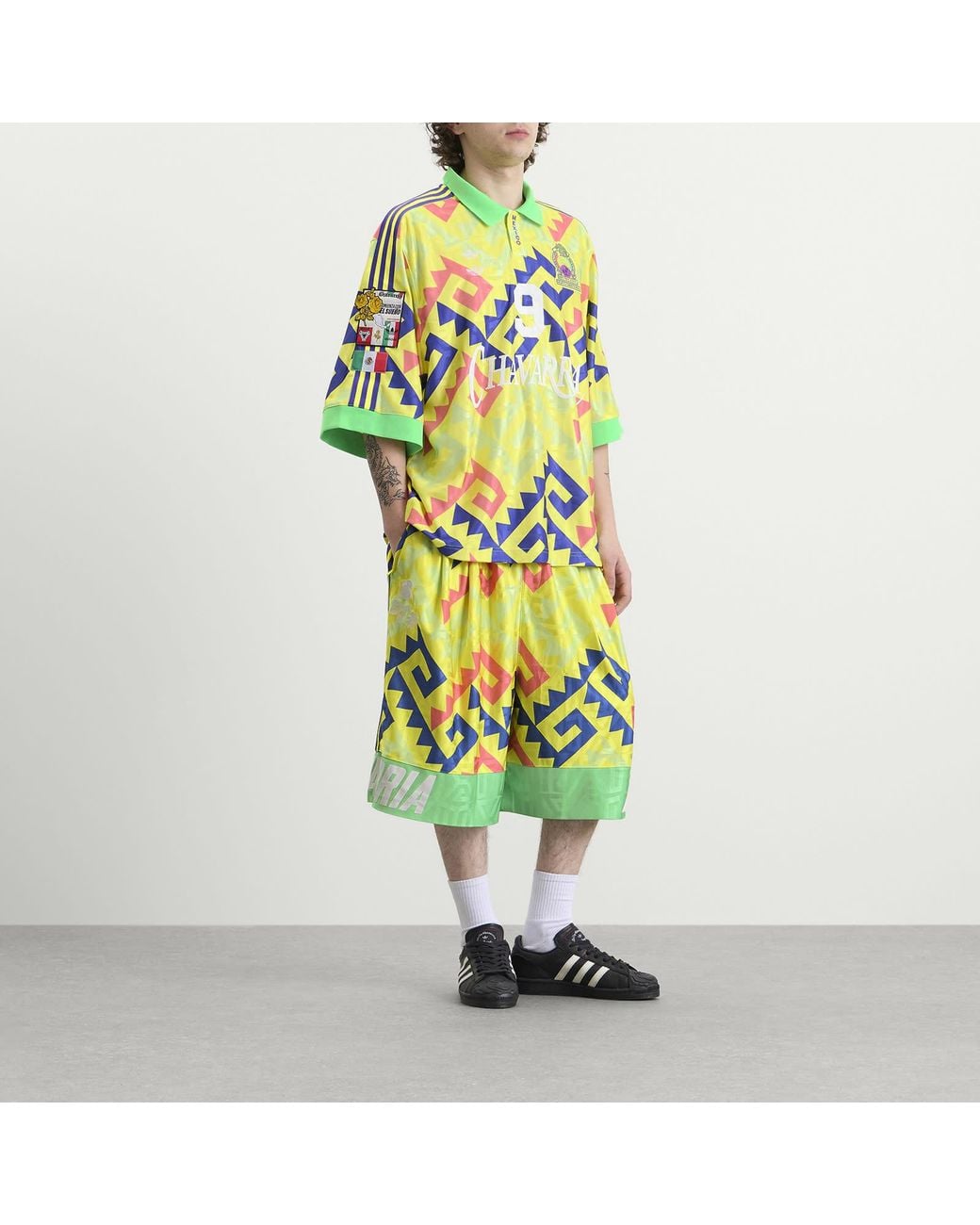 Adidas Yellow X Willy Chavarria Long Shorts