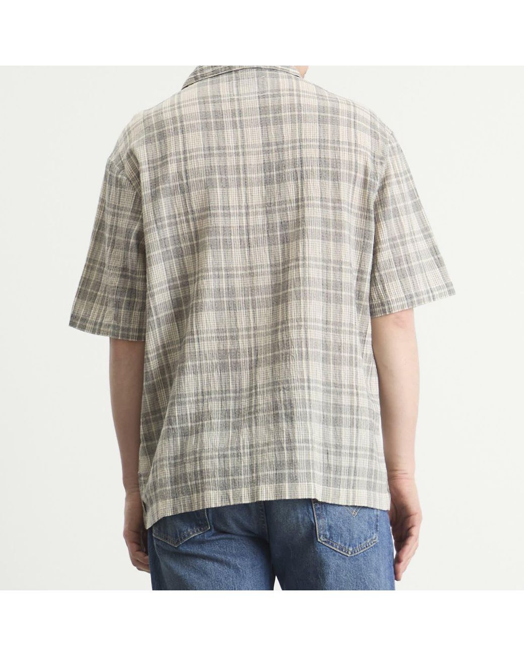 ACMH by Magic Castles Gray Short Sleeve Wave Shirt for men
