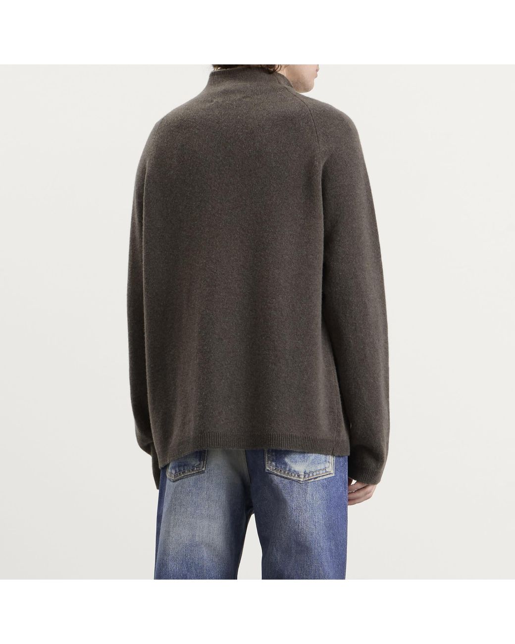 Our Legacy Brown Spray Dye Cherub Wool Line Zip Cardigan for men