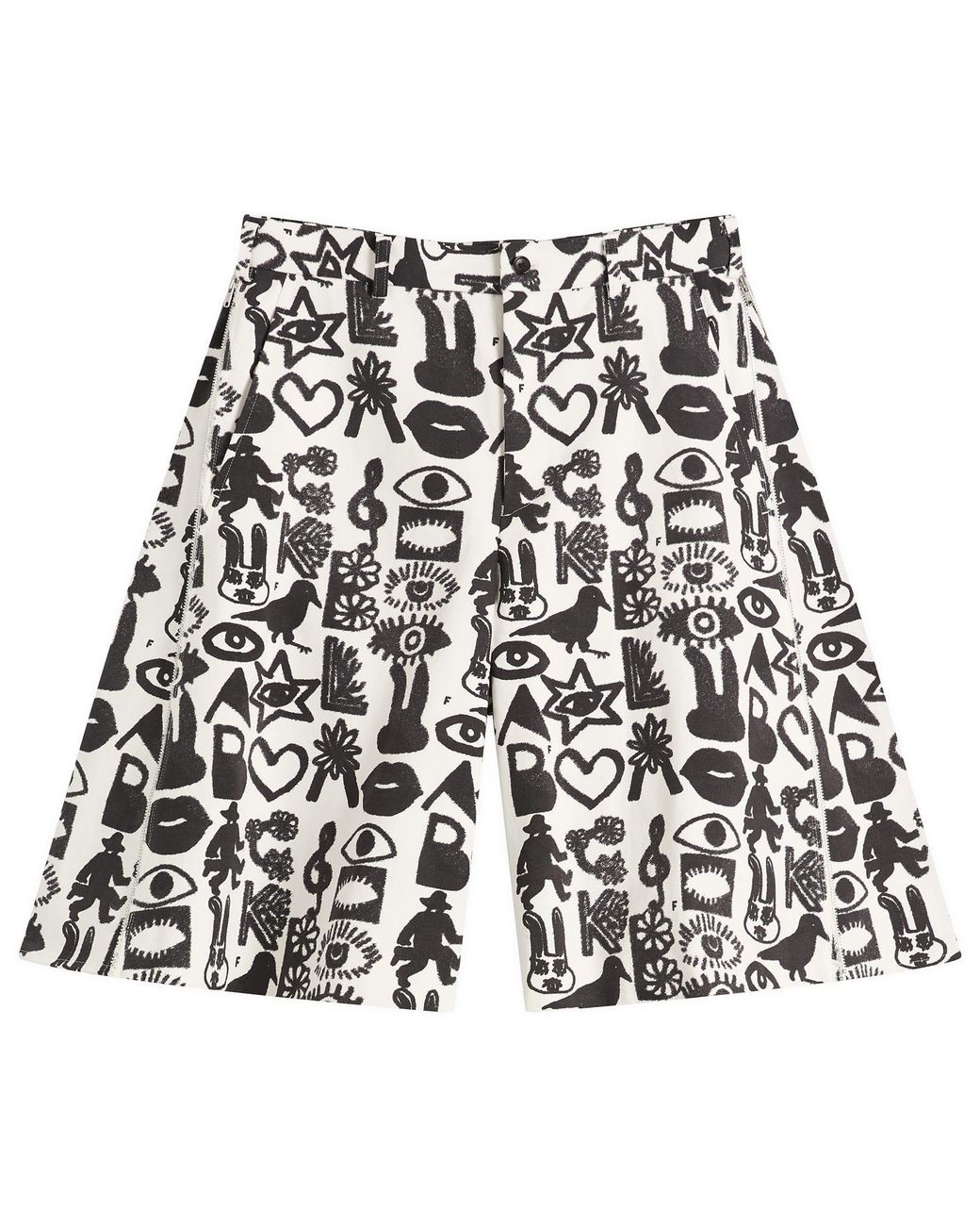 Comme des Garçons Black Cotton Pagowski Shorts for men