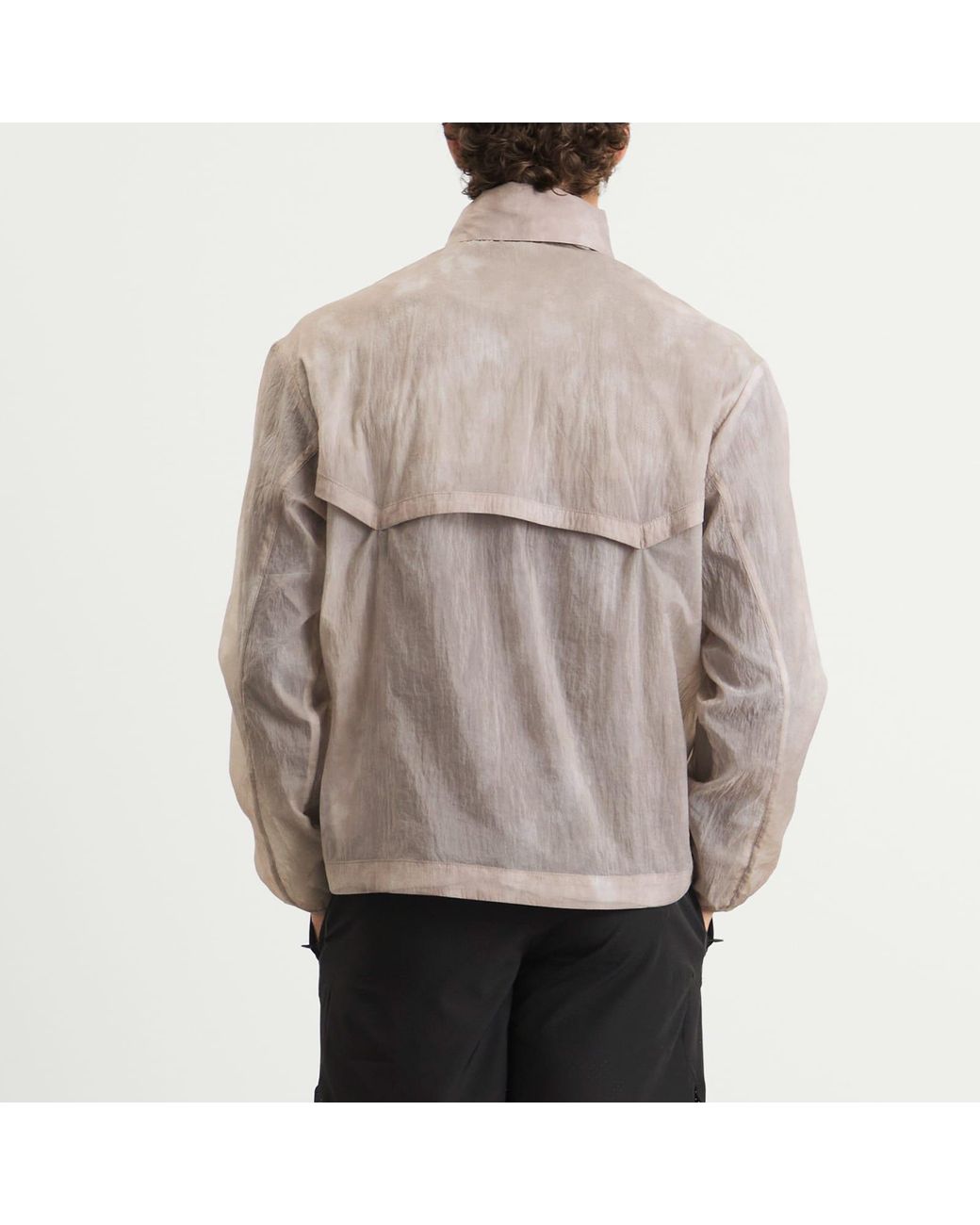REPRESENT 247 Gray Overhead Training Jacket for men