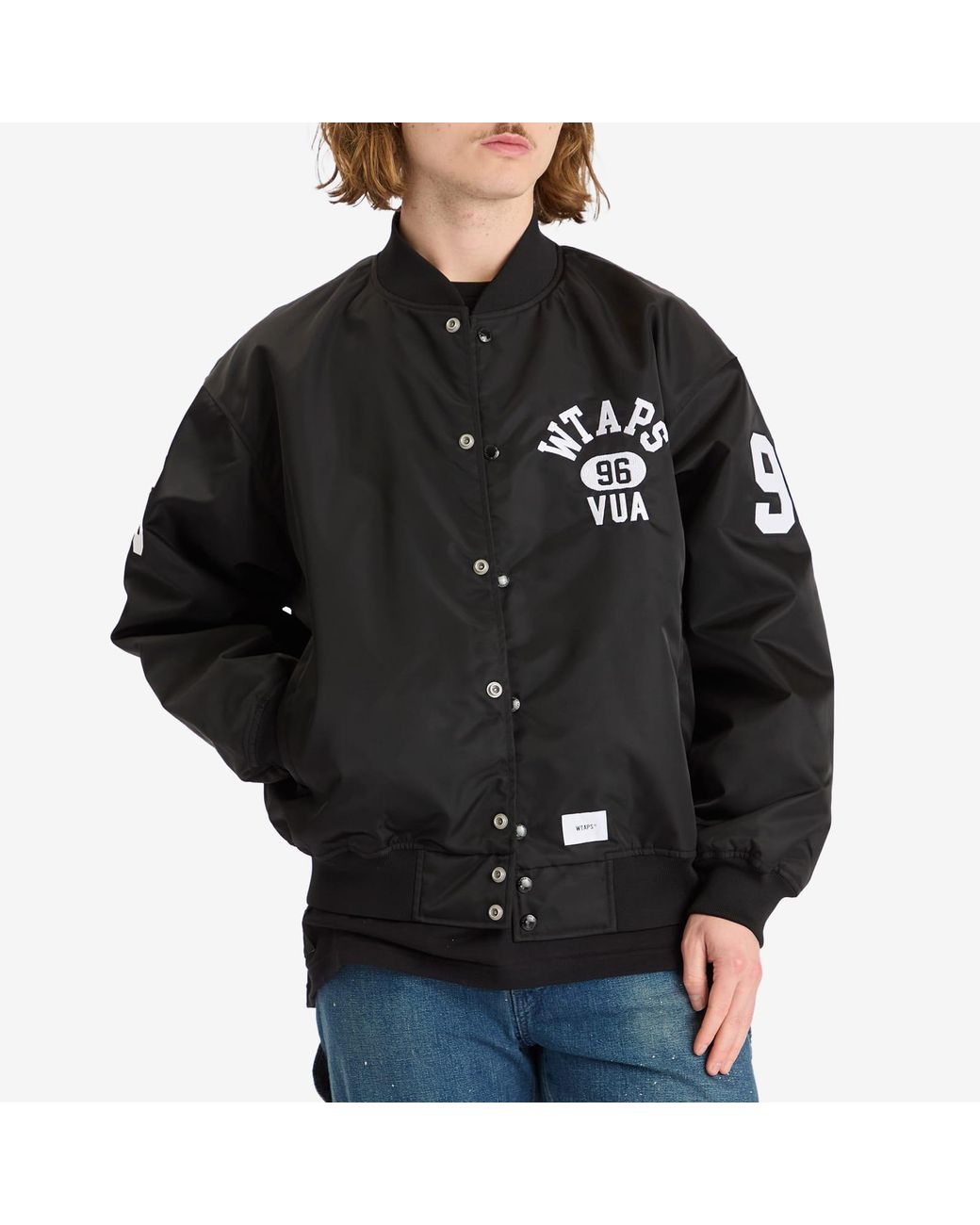 WTAPS Team Stadium Jacket in Black for Men | Lyst
