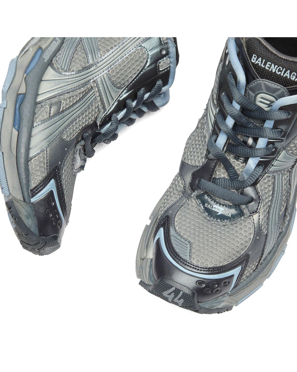 Balenciaga Blue Runner Mesh Sneaker for men