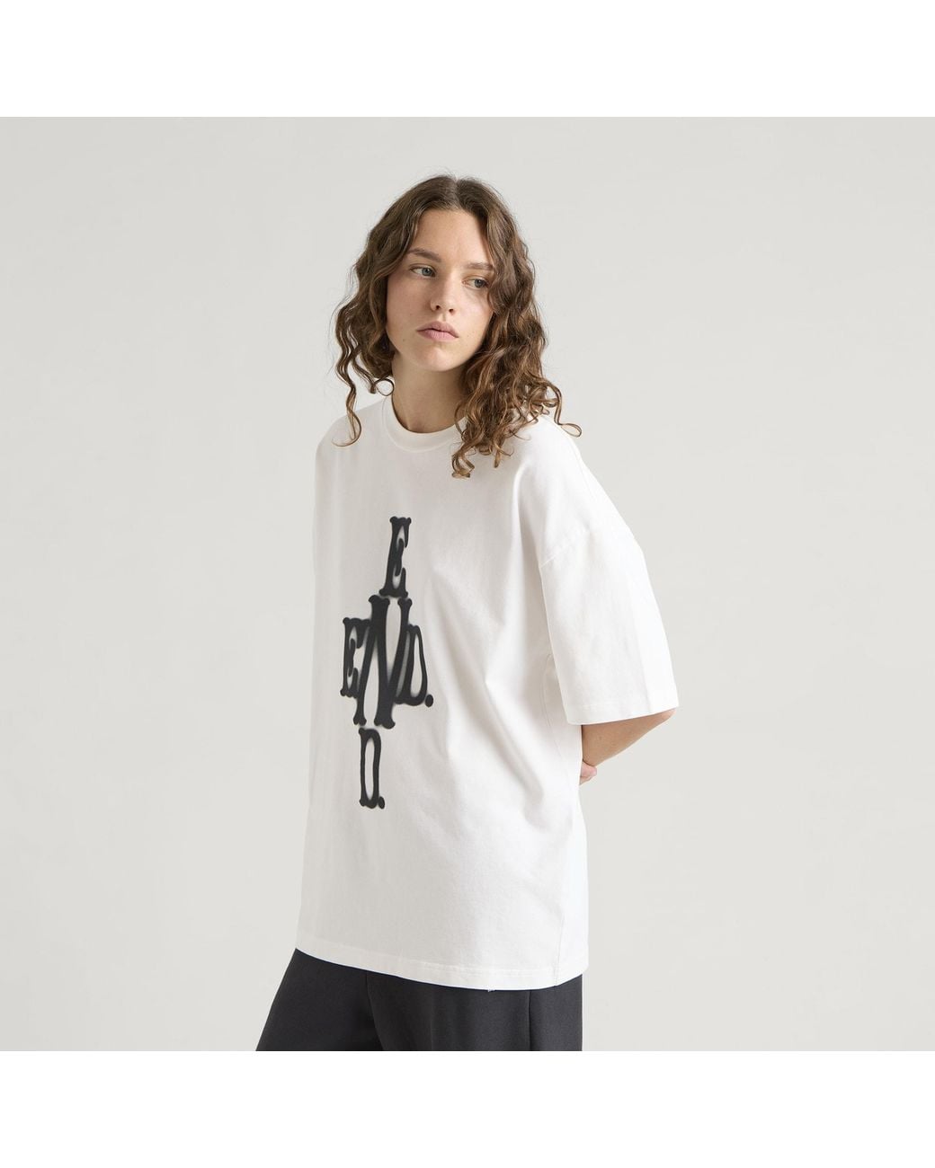 END. White Cross T-Shirt