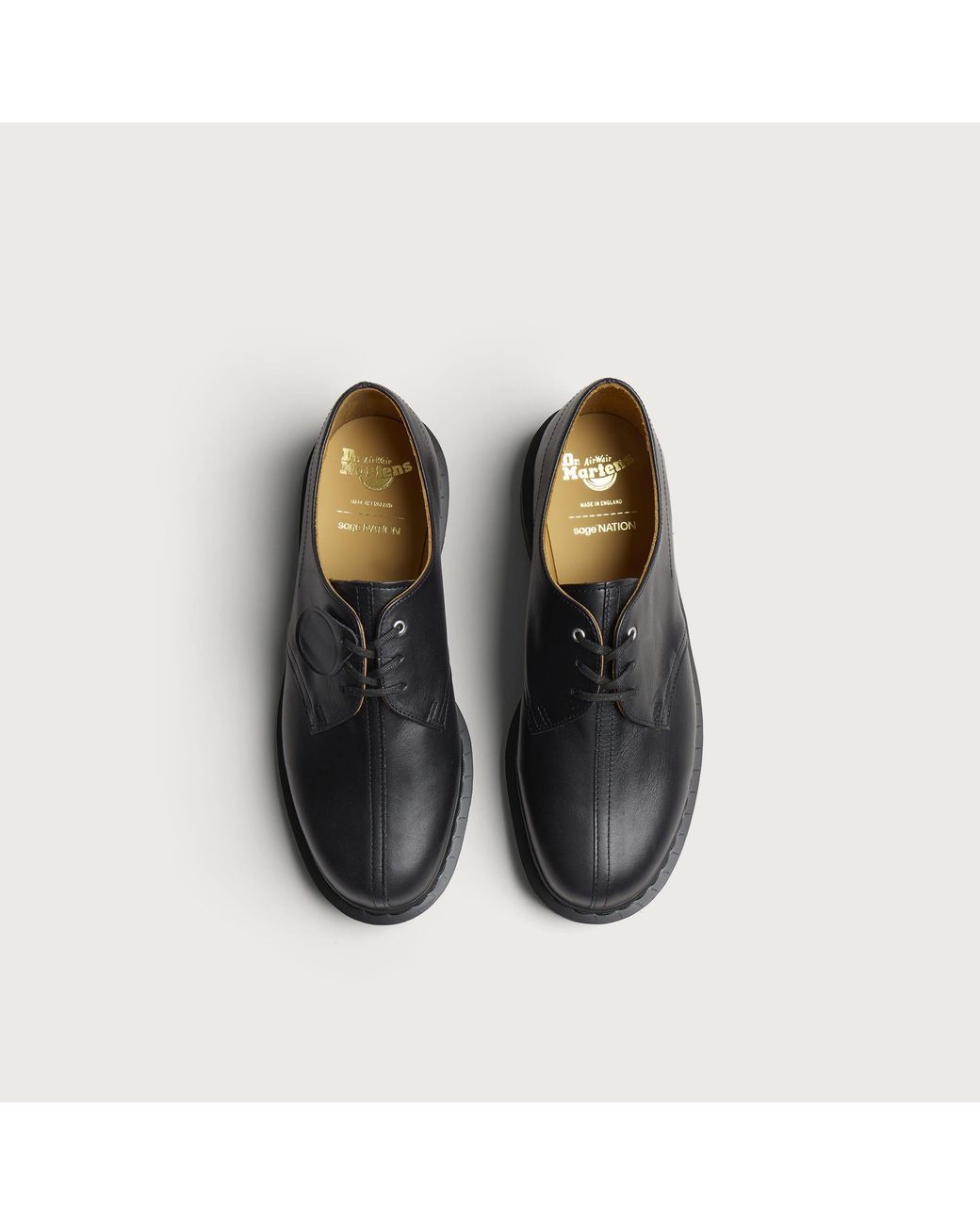 Dr. Martens Black X Sage Nation 1461 3 Eye Shoe for men