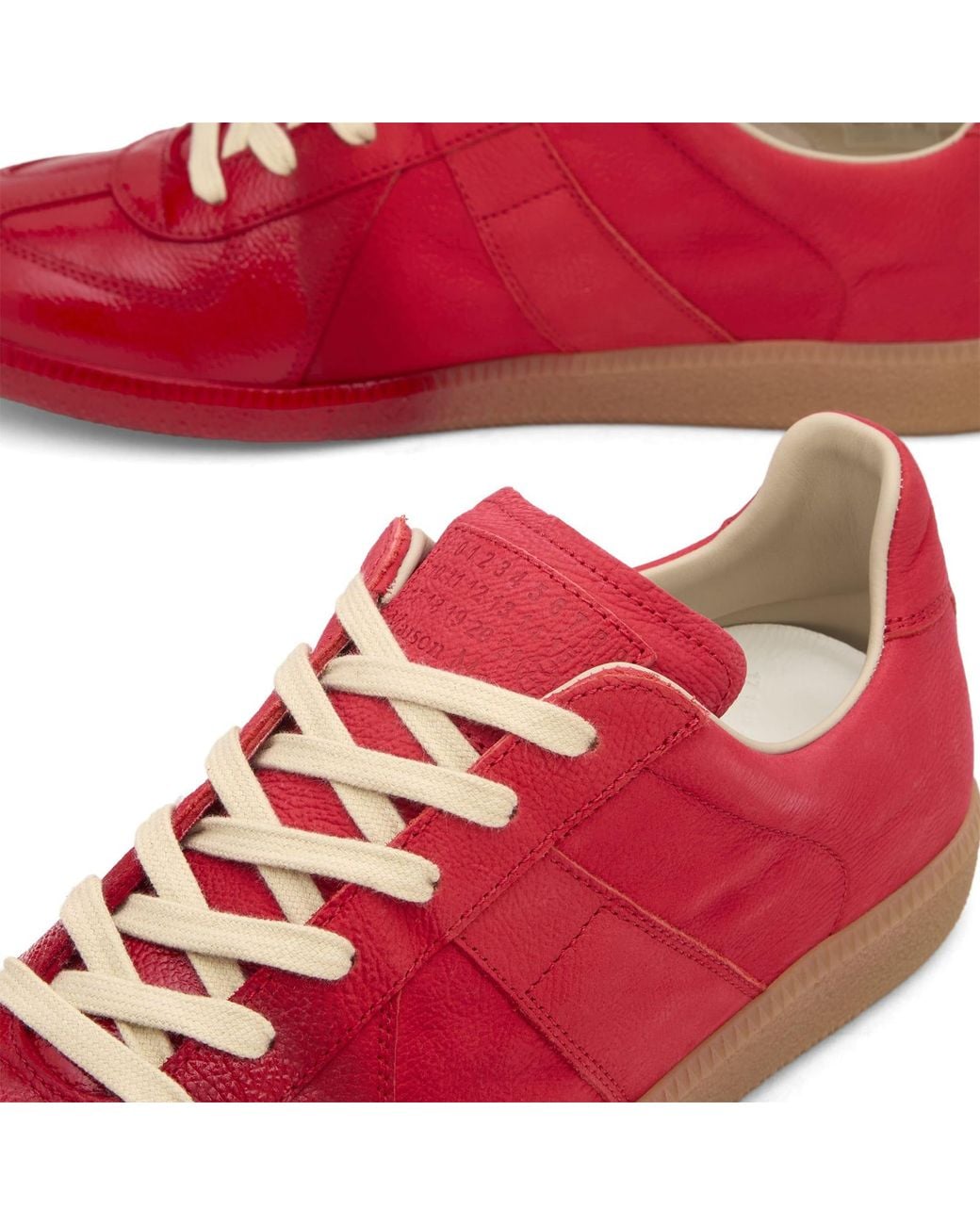 Maison Margiela Red Replica Sneakers for men