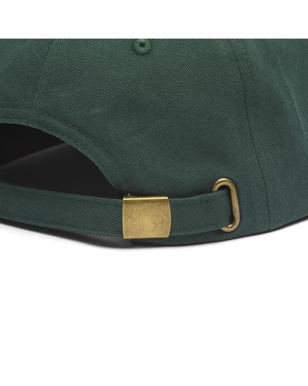 BOUND Green Script Embroidered 6 Panel Cap for men