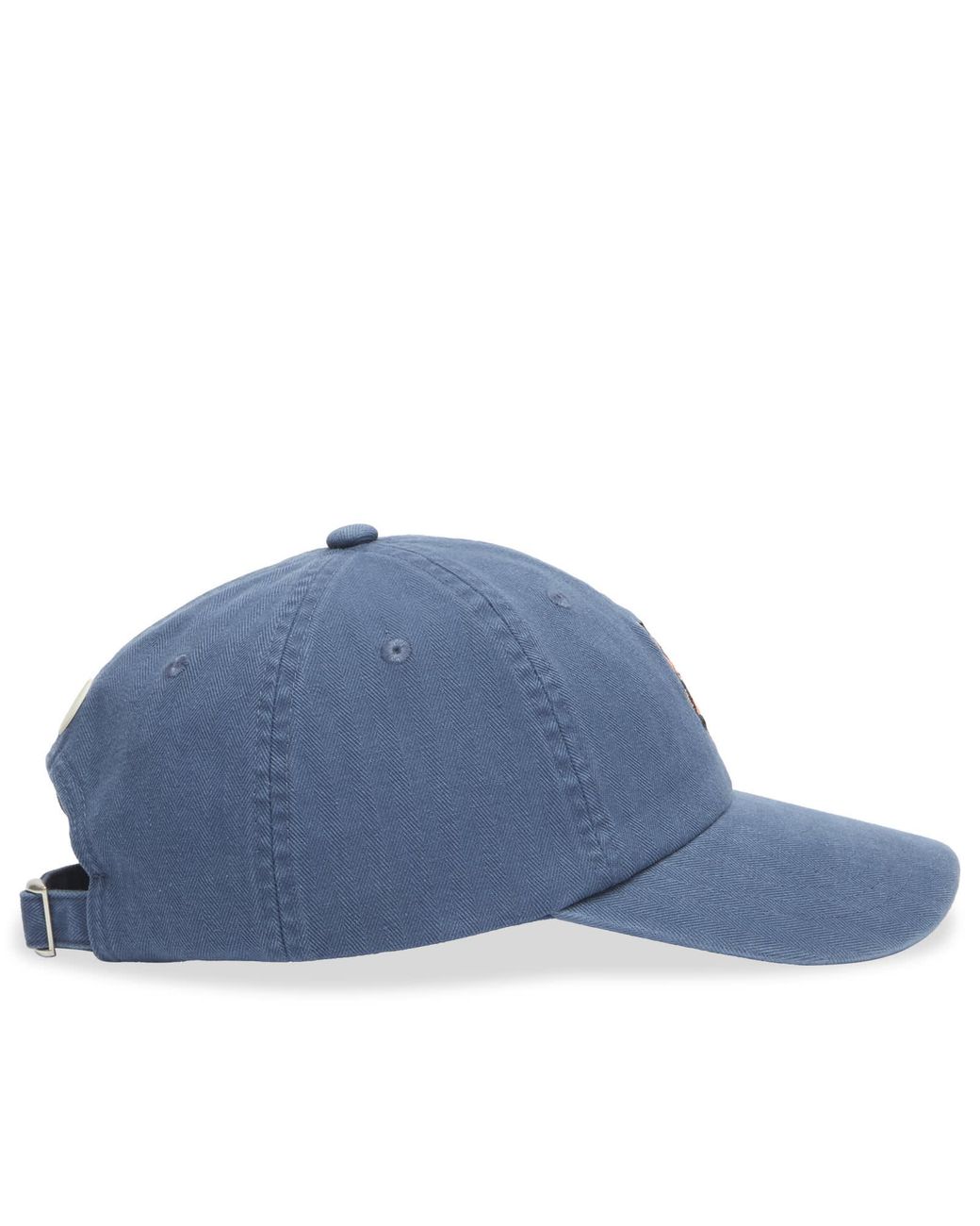 Folk Blue Herringbone Cap for men