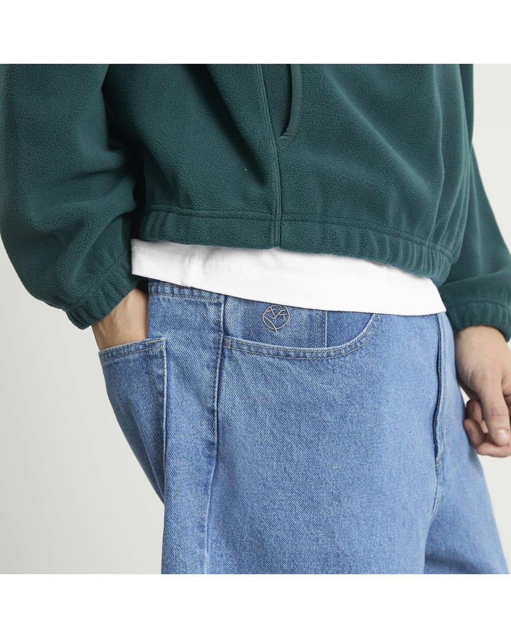 POLAR SKATE Blue Big Boy Jeans for men