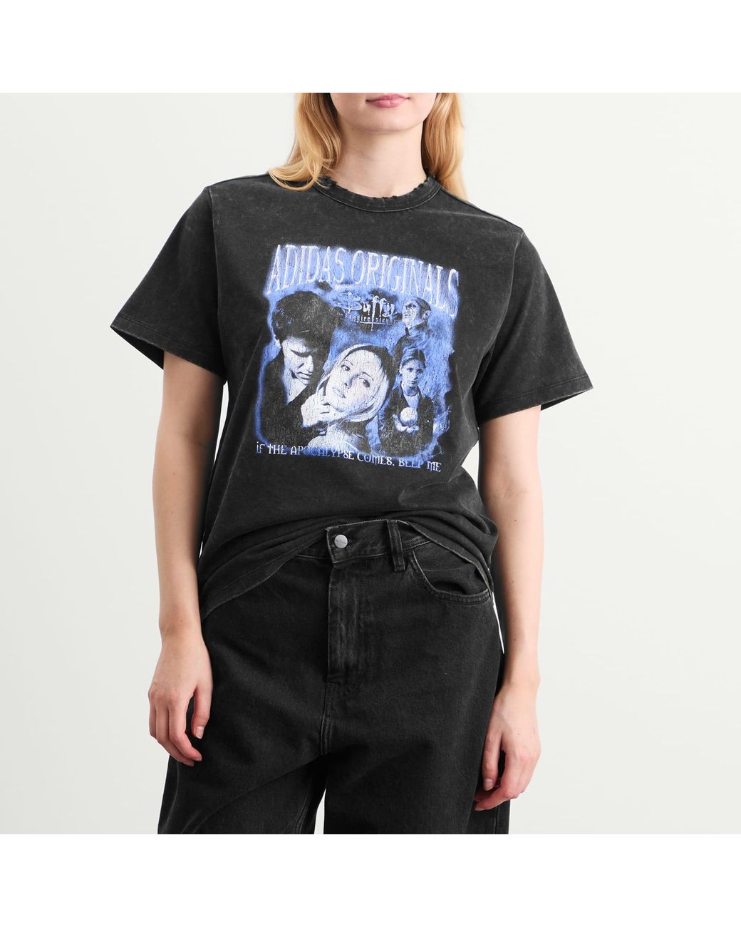 Adidas Black Buffy T-Shirt