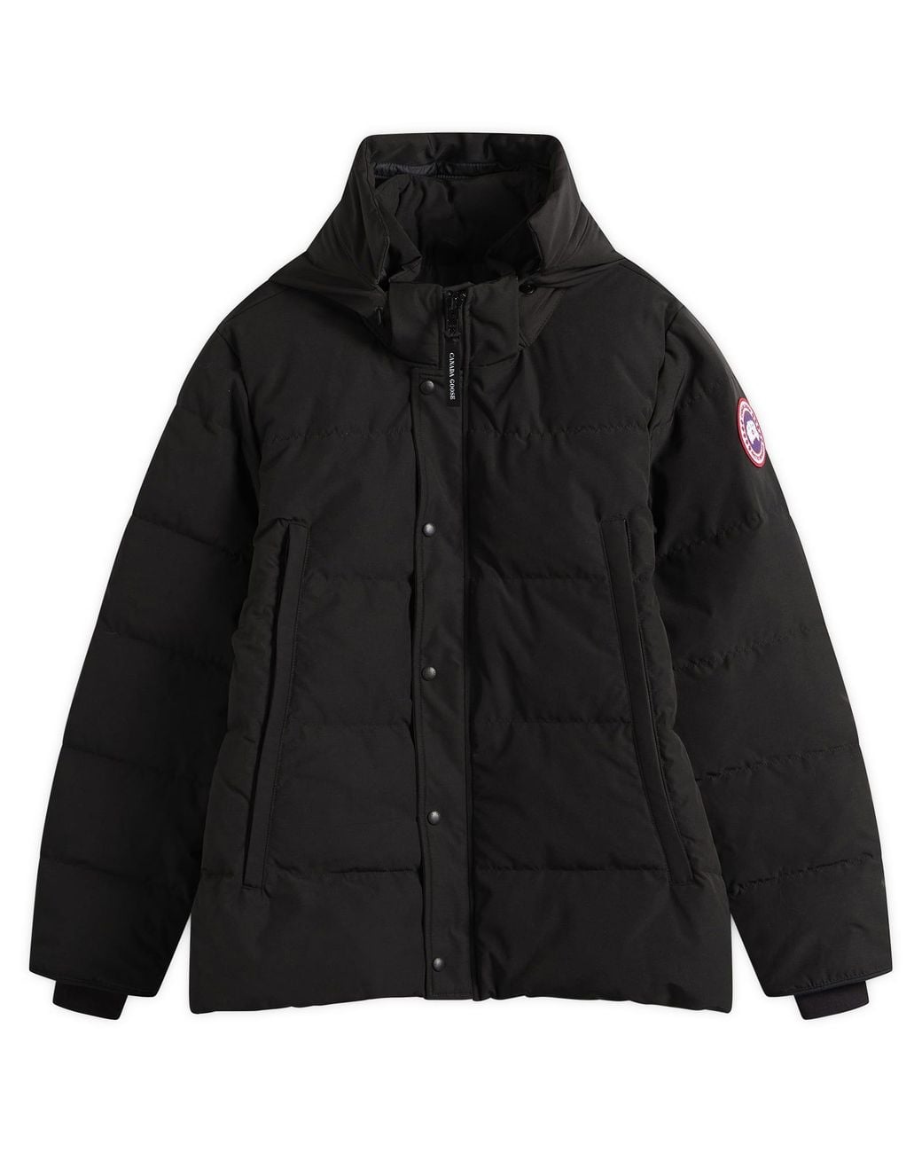Canada Goose Black Wyndham Parka Classic Disc Jacket for men