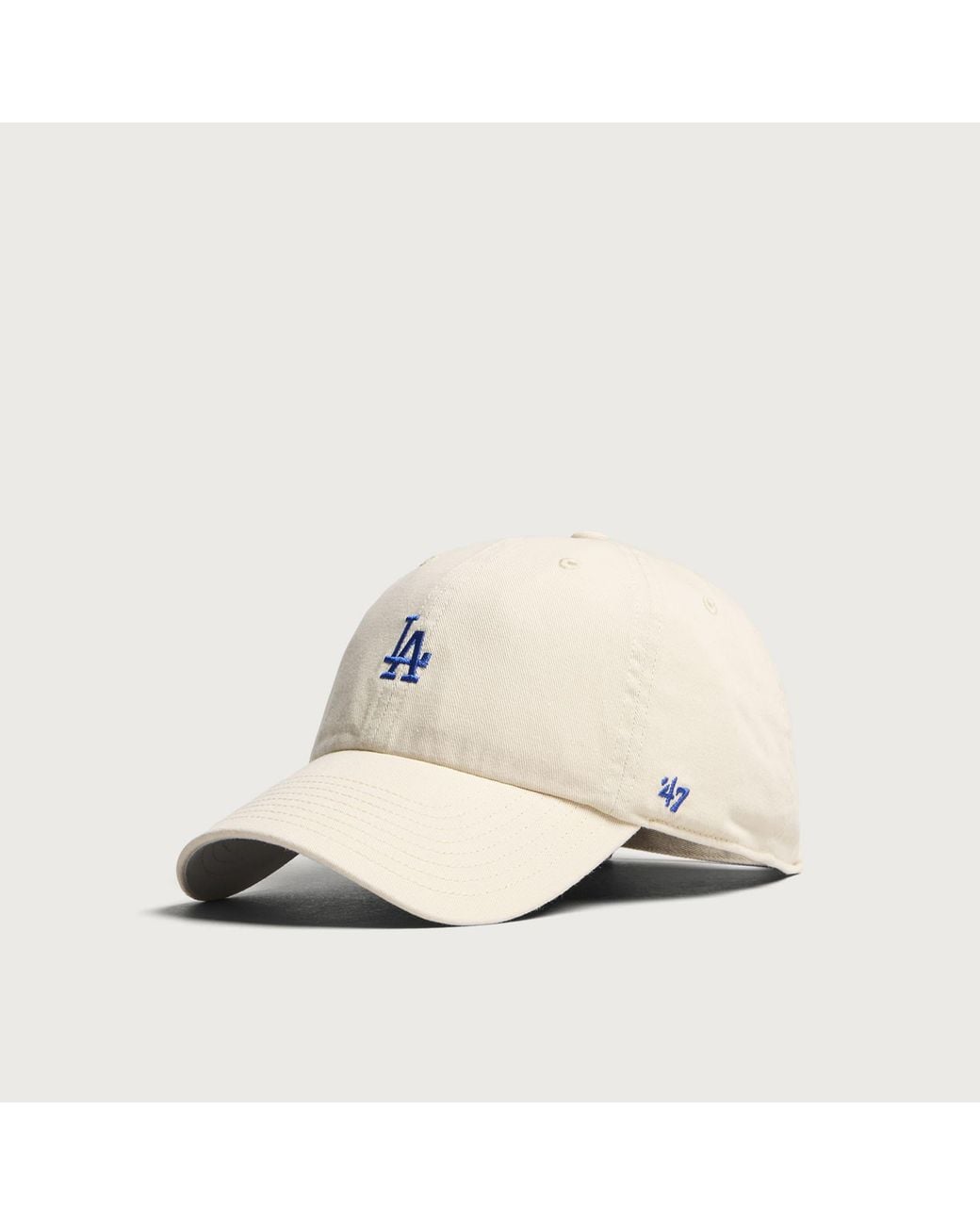'47 White 47 Base Runner La Dodgers Clean Up Cap
