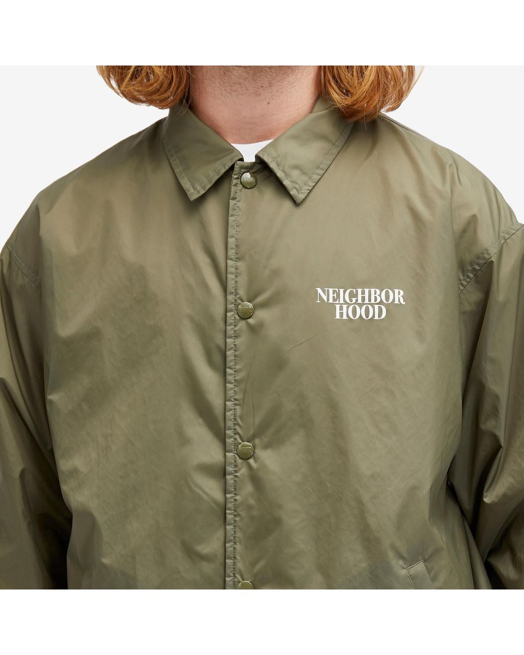 Neighborhood Windbreaker Jacket-1 in Green for Men | Lyst UK