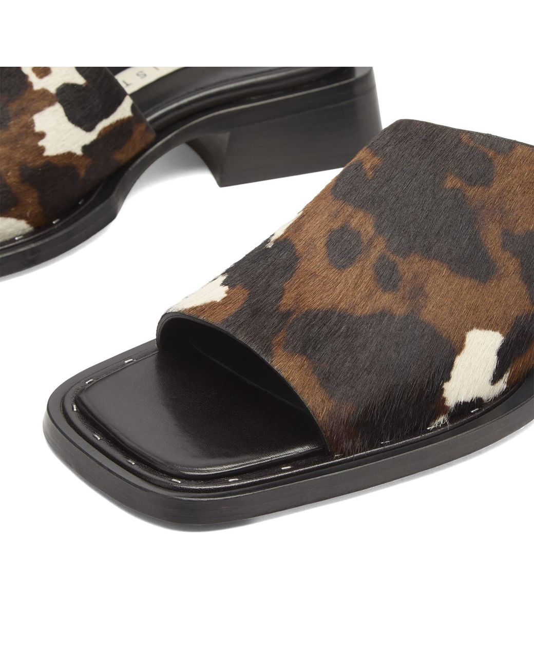 Miista Brown Alendra Asymmetric Sandals