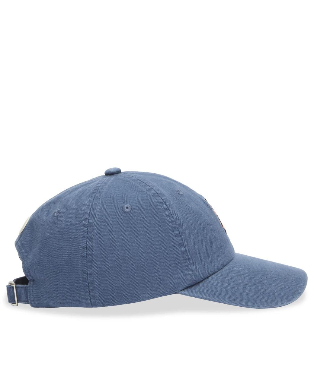 Folk Blue Herringbone Cap for men