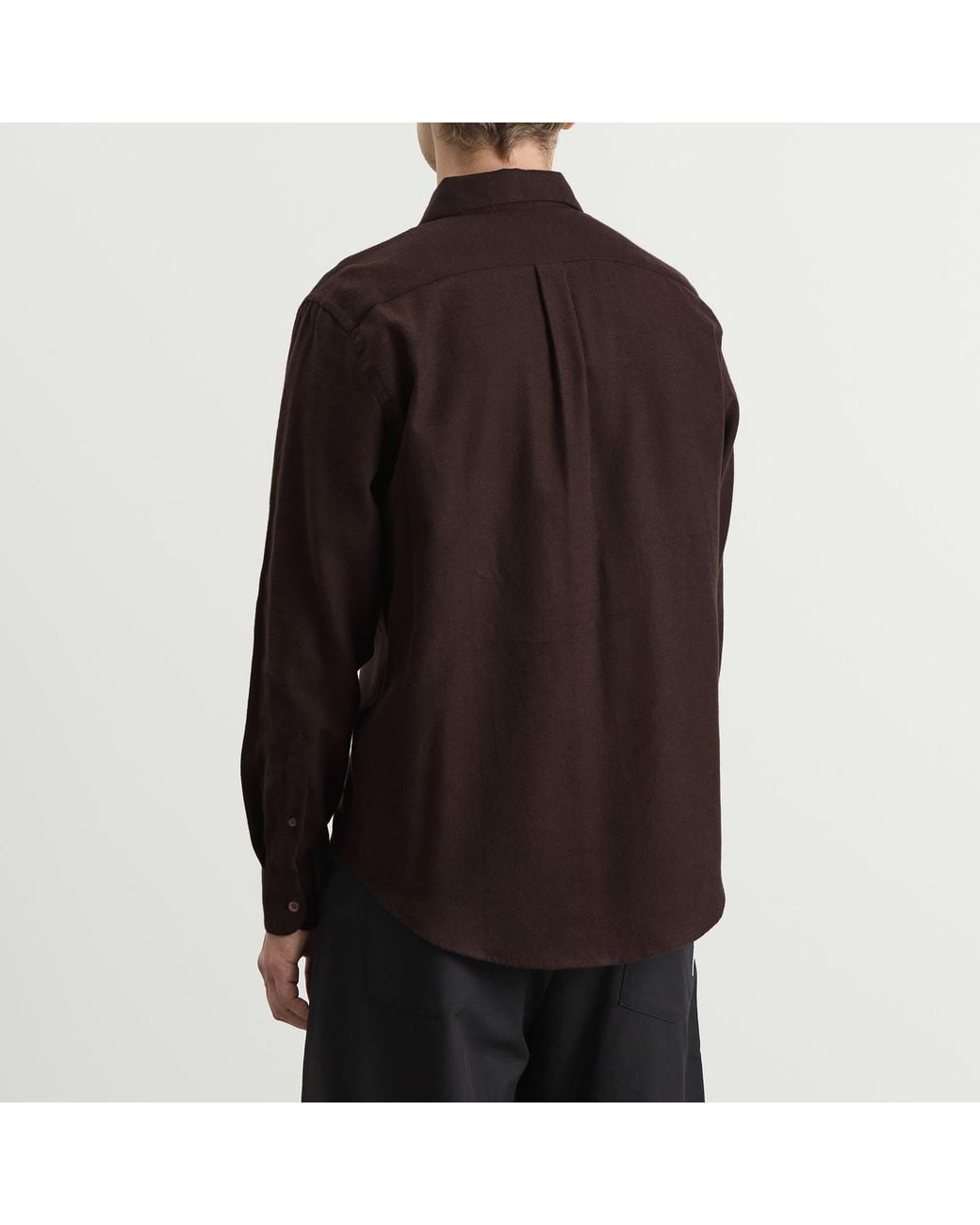 Portuguese Flannel Brown Teca Flannel Shirt for men