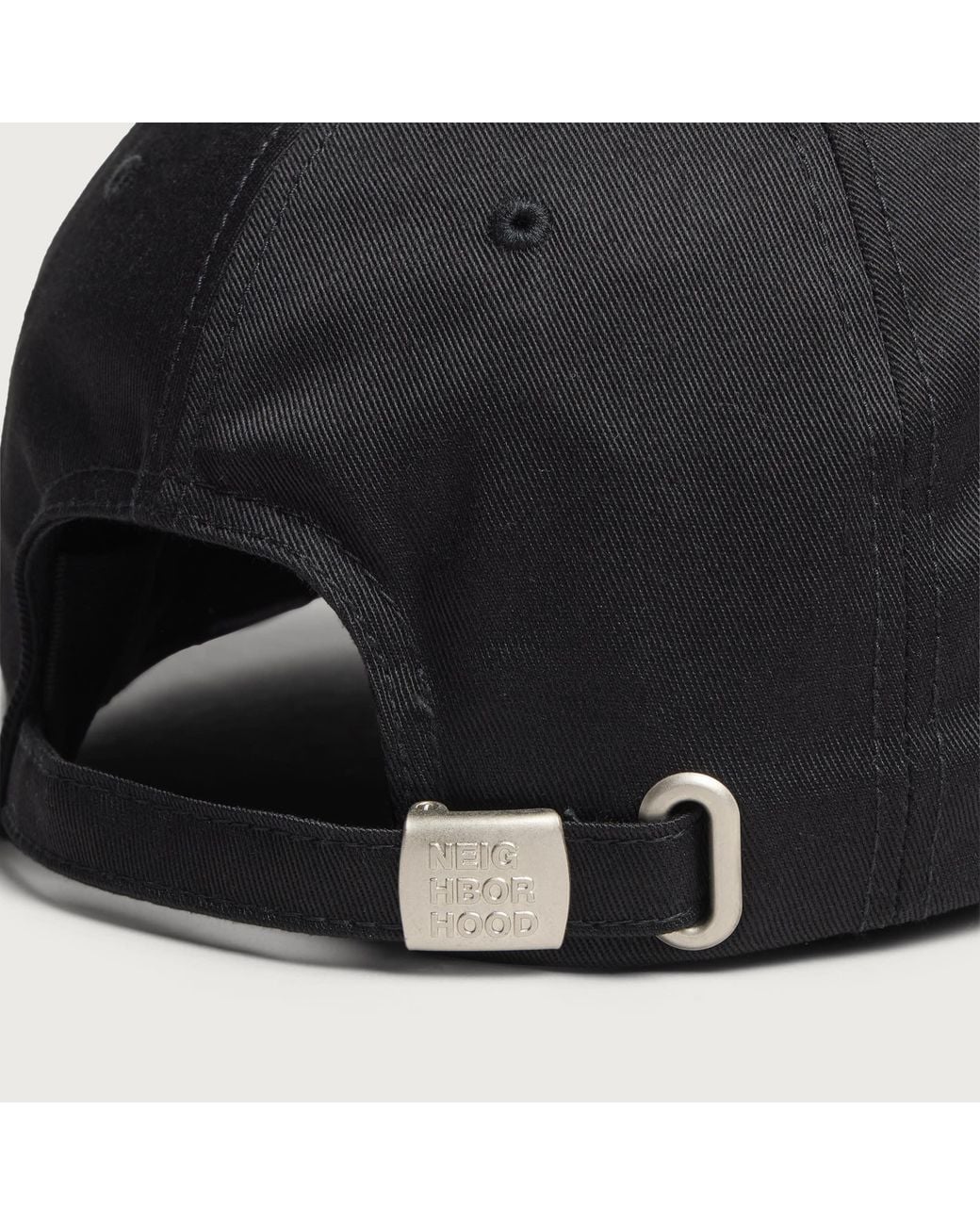 Neighborhood Black Dad Cap for men