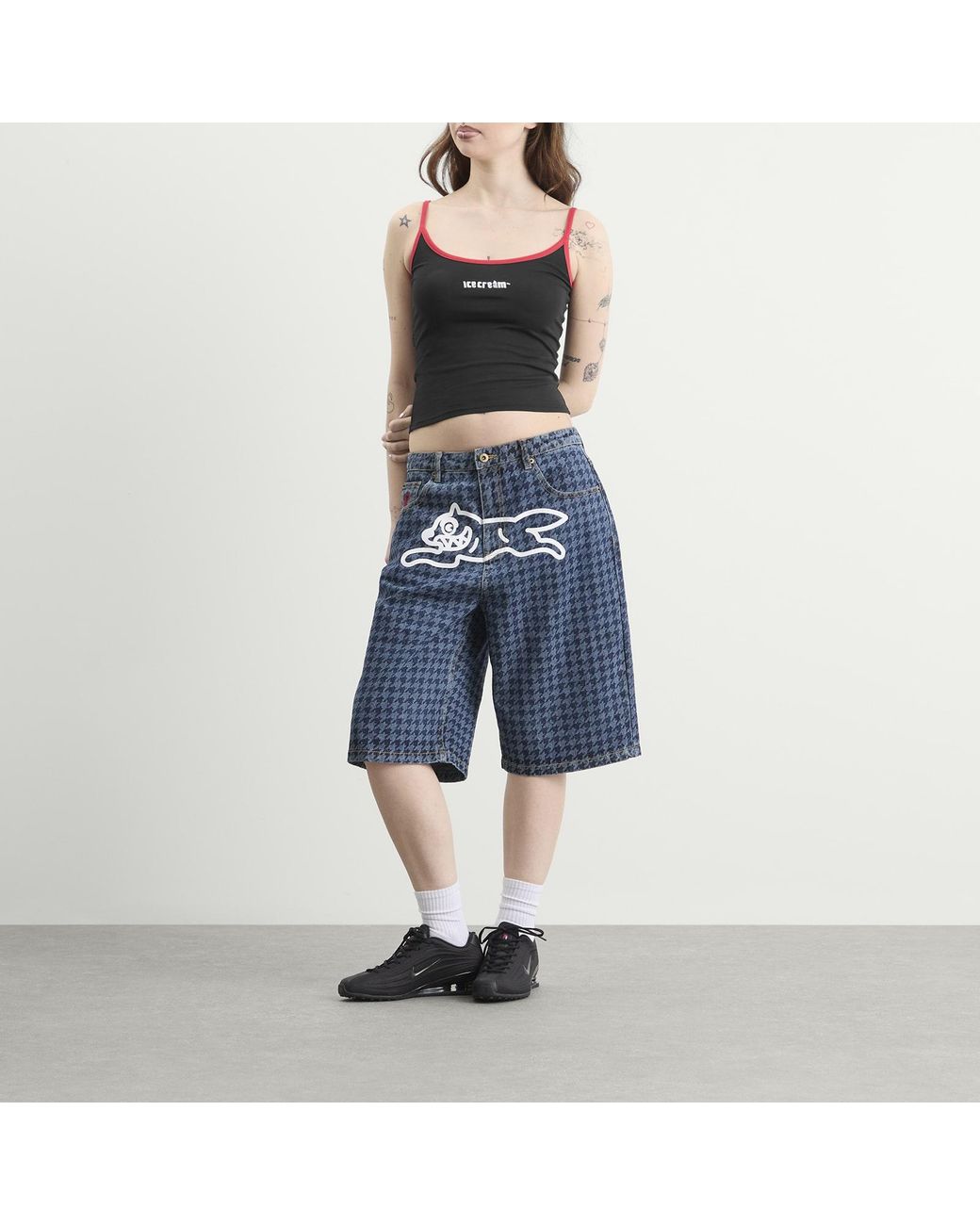 ICECREAM Black Soft Serve Contrast Vest Top
