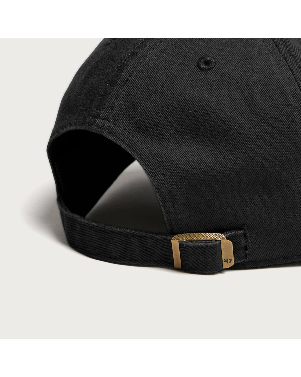 END. Black Monogram Clean Up Cap