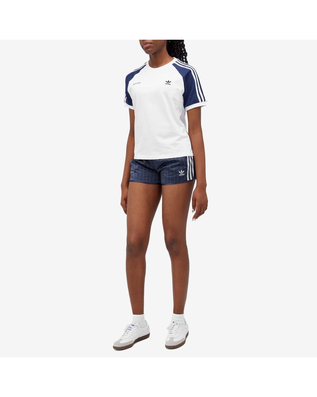 adidas X Sporty & Rich Shorts in Blue | Lyst