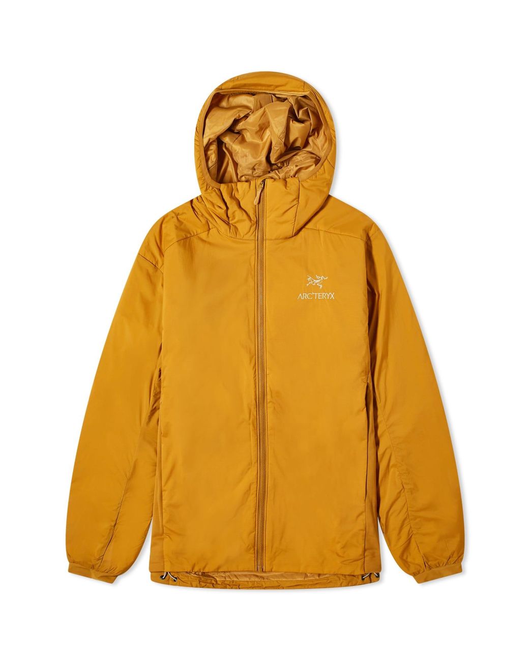 Arc'teryx Atom Hooded Jacket in Yellow for Men | Lyst UK