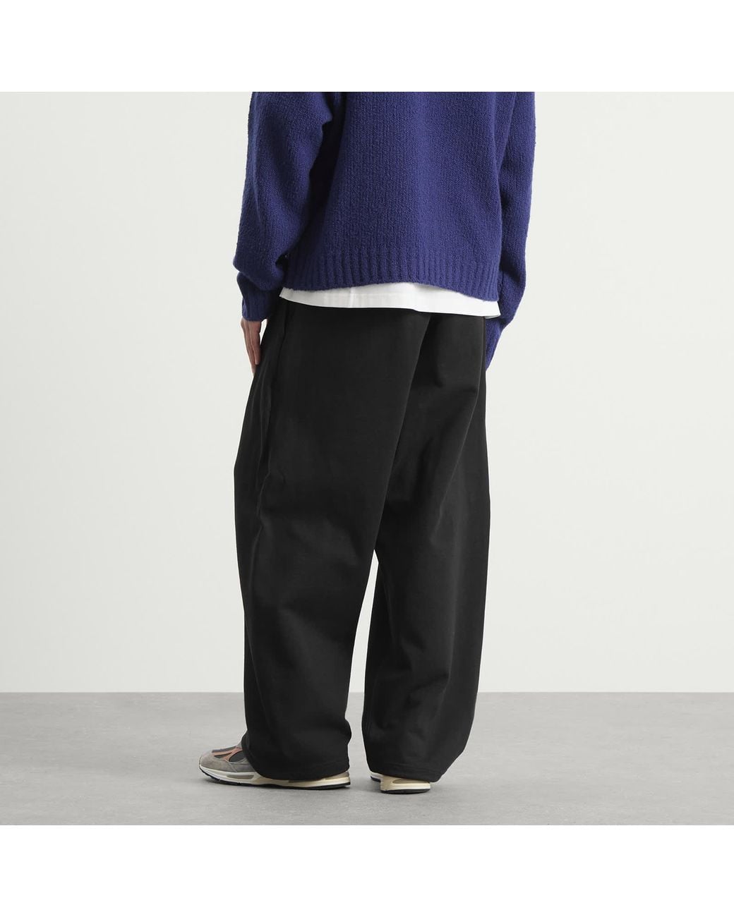 Shorten Ripstop Pants Beams Plus Balloon Wide Sweat Pants in Black for Men | Lyst