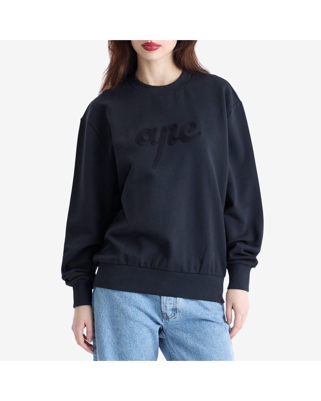 A.P.C. Blue Ethan Logo Sweatshirt