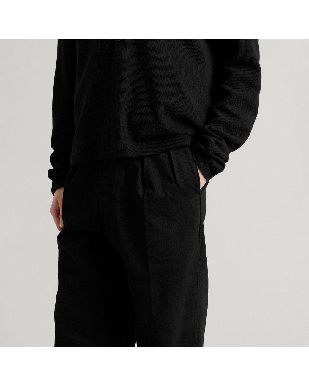 Kaptain Sunshine Black Dyed Denim Riviera Pants for men