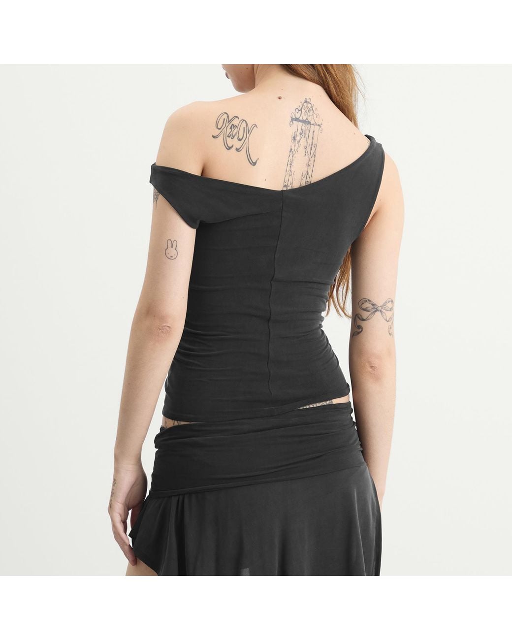 Peachy Den Black Kylie Top