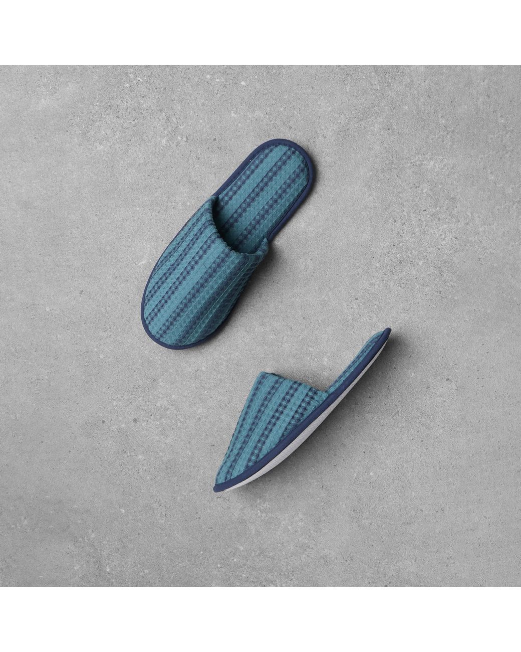 Hay Blue Waffle Slippers