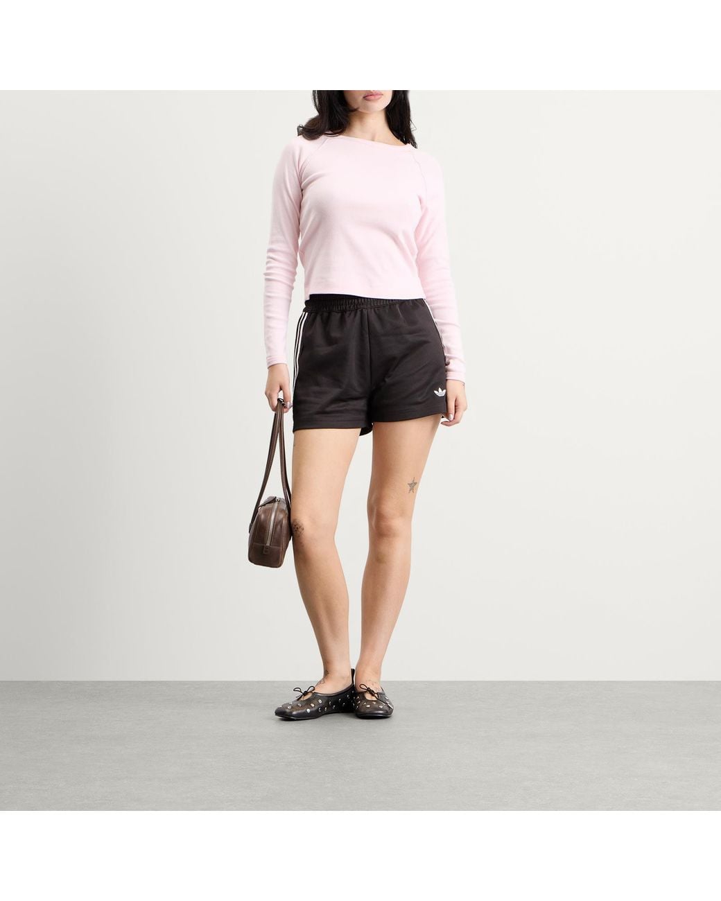 Adidas Black Lace 3 Stripe Shorts