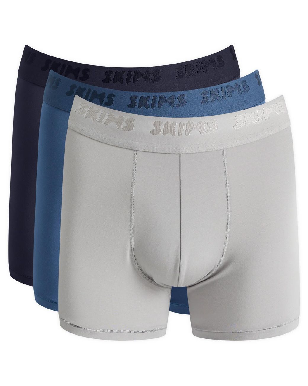Skims Stretch 3 Inch Boxer Brief 3 Pack in Blue for Men | Lyst