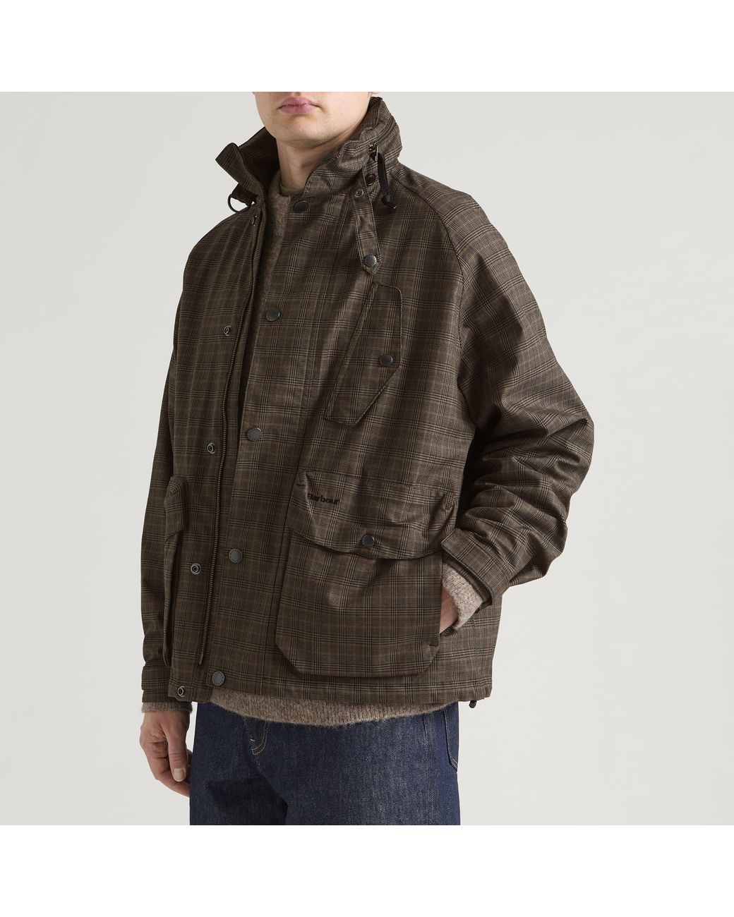 Barbour Green Heritage + Transport Ursula Waterproof Jacket for men
