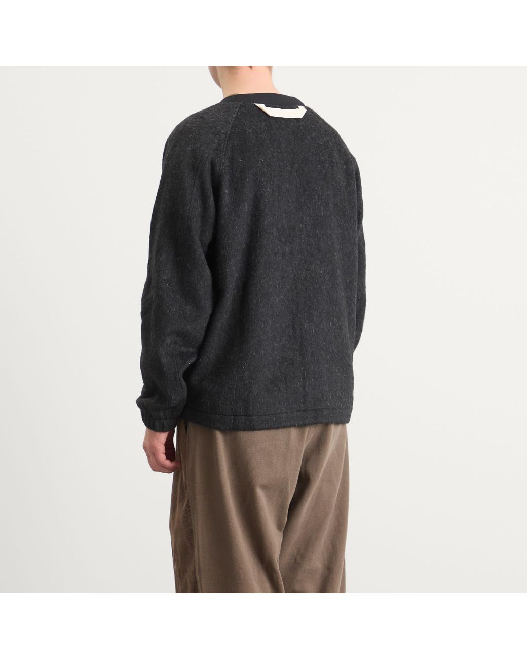 Merely Made Black Berkut Cardigan for men