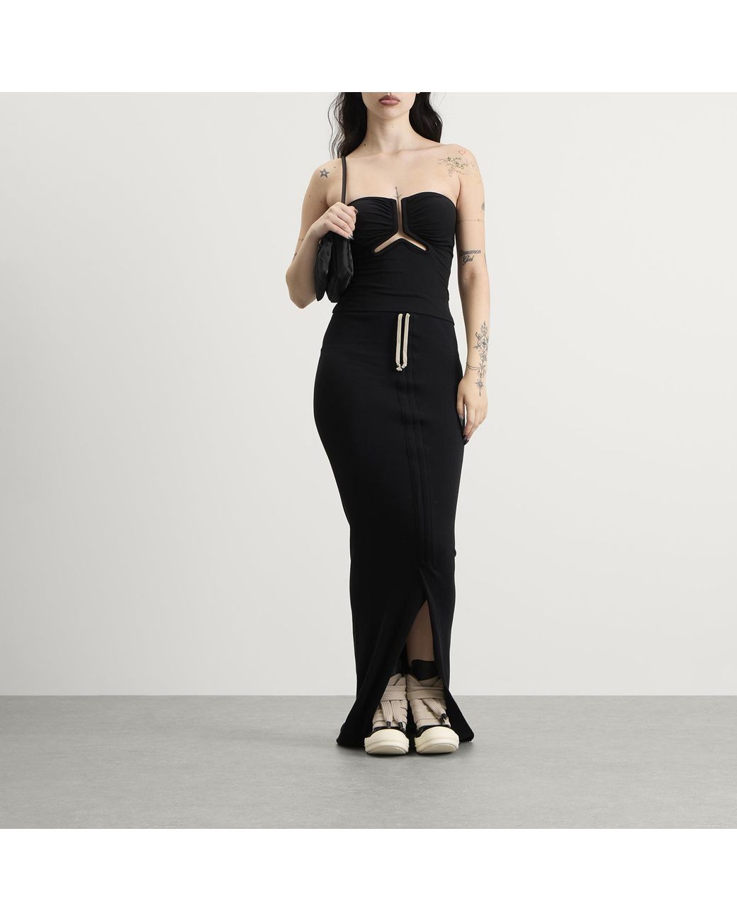 Rick Owens Black Shoulder Pillow Griffon Bag
